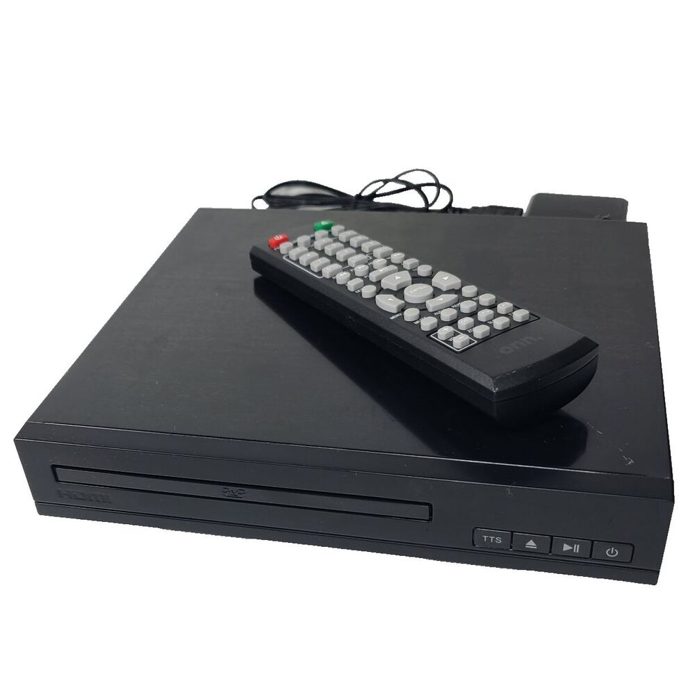 Onn. DVD Player w/ Remote HDMI Composite/Component Outputs, Power Cord 100093892